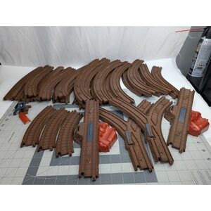 Thomas Friends Trackmaster Tracks Lot Dark Brown Mattel